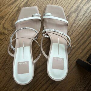 Dolce Vita - Size 8 PRISMA HEELS BONE MULTI EMBOSSED STELLA